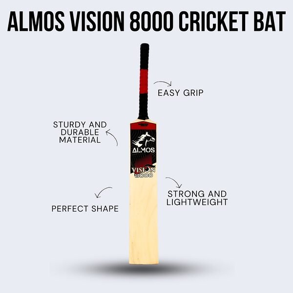 VISION 8000 TAPE BALL CRICKET BAT Features