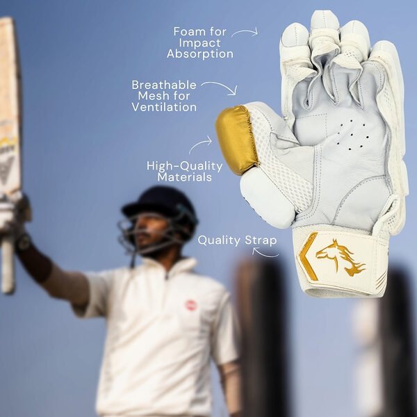 Haadi Cricket Gloves Material